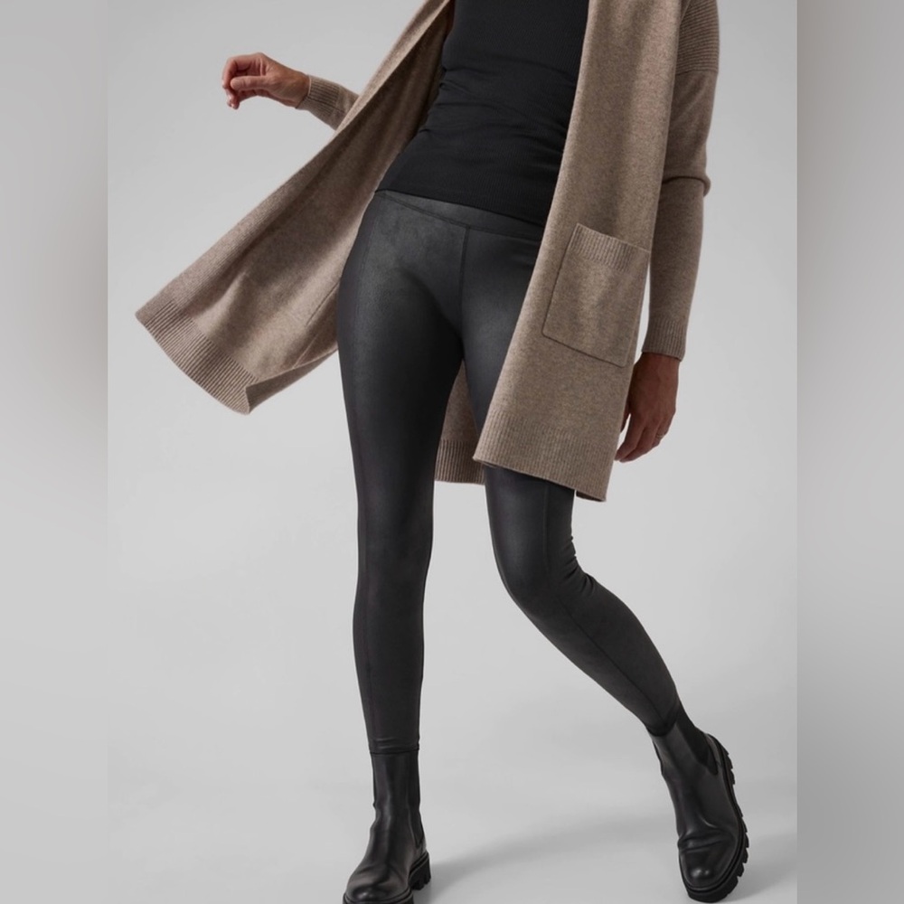 Athleta Delancey Gleam Faux Leather Tight